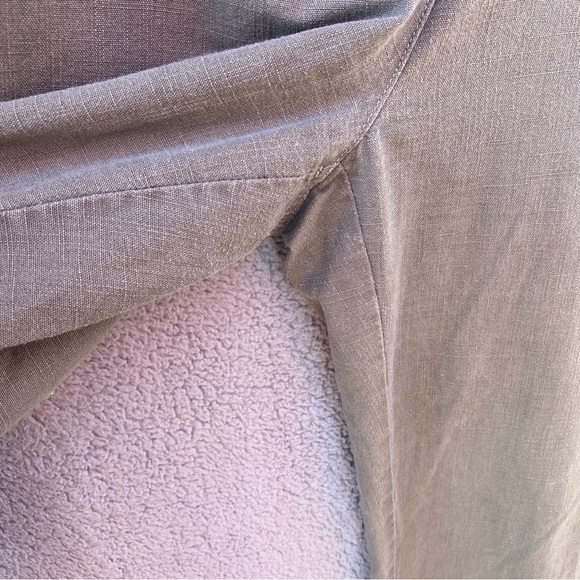 J. Jill Olive Twill Frayed Straight Leg Pants Sz 16P - Picture 4 of 13